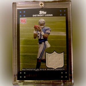 2007 Calvin Johnson Topps Detroit Lions Rookie Card